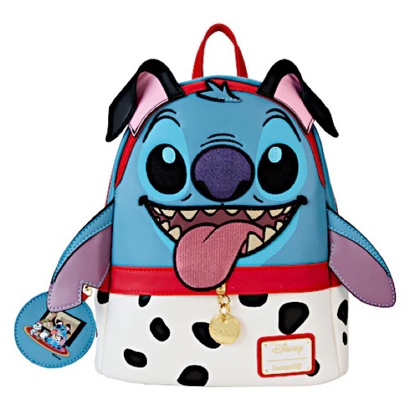 Loungefly Handbags - NWT Loungefly Disney Stitch x 101 Dalmatians costume cosplay backpack